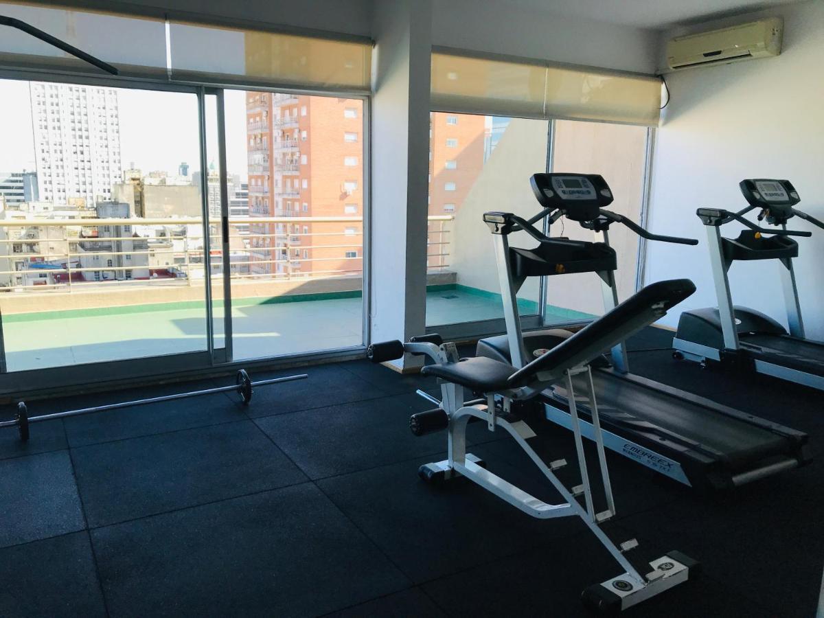 Apartamento Centrico Y Moderno Con Balcon, Piscina, Gimnasio Y Laundry Buenos Aires Dış mekan fotoğraf
