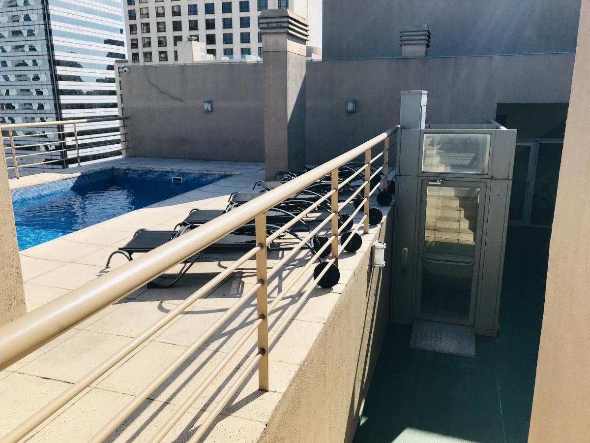 Apartamento Centrico Y Moderno Con Balcon, Piscina, Gimnasio Y Laundry Buenos Aires Dış mekan fotoğraf